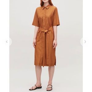 COS belted shirt dress size 4